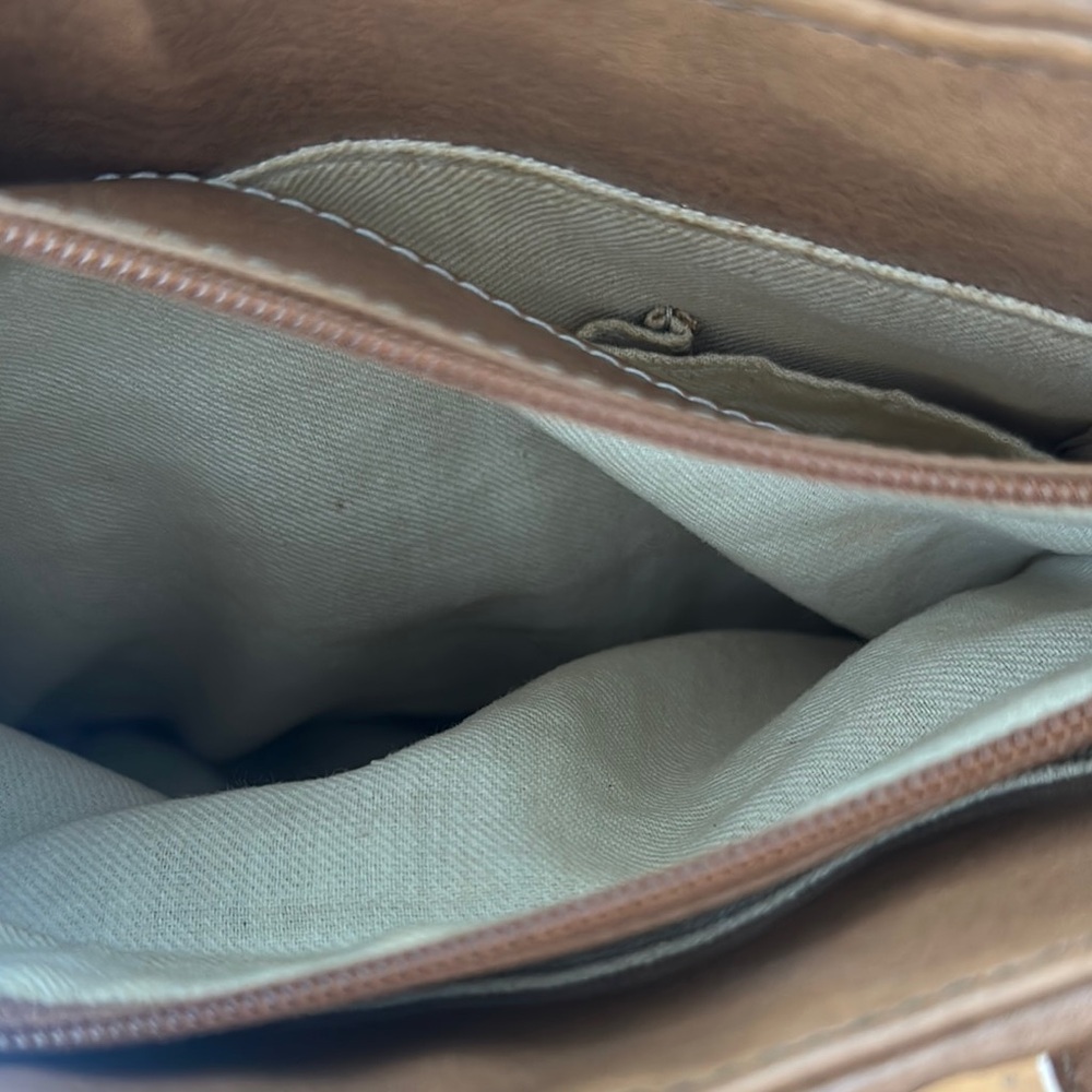 Nine West Tan and Cream Woven Tote Bag - Picture 11 of 14